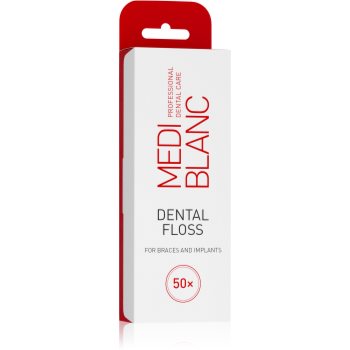 MEDIBLANC Dental Floss For Braces ata dentara pentru implanturi dentare - imagine 2
